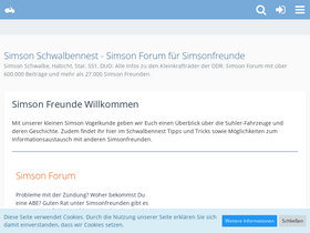 'schwalbennest.de' screenshot