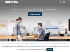 'brightidea.com' screenshot
