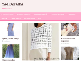 'ya-hozyaika.com' screenshot