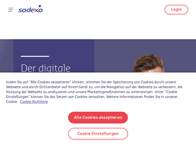 'sodexo.de' screenshot