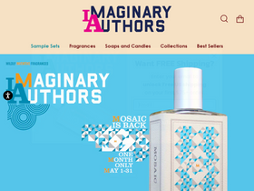 'imaginaryauthors.com' screenshot