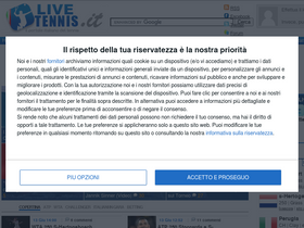 'livetennis.it' screenshot