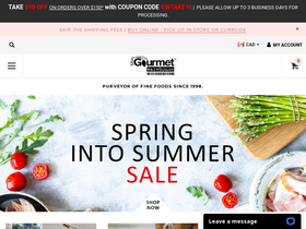 'gourmetwarehouse.ca' screenshot
