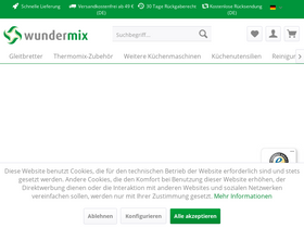 'wundermix.de' screenshot