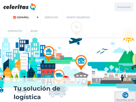'celeritastransporte.com' screenshot