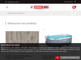 'stock-ath.be' screenshot