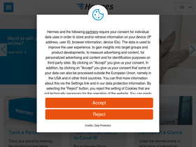 'hermesworld.com' screenshot