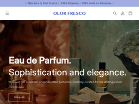 olorfresco.com homepage screenshot