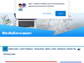 'mediakonsumen.com' screenshot