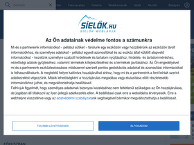 'sielok.hu' screenshot