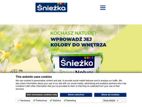 'sniezka.pl' screenshot