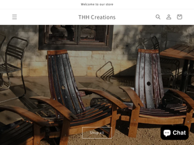 thhcreations.com homepage screenshot