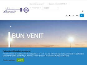 'airportcluj.ro' screenshot