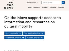 'on-the-move.org' screenshot