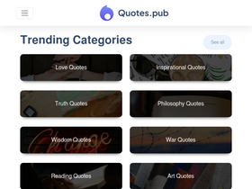 'quotes.pub' screenshot