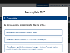 'agenziaentrate.it' screenshot