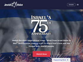 'jewishvoice.org' screenshot