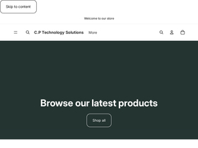 cptechnologysolutions.com homepage screenshot