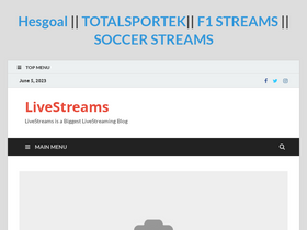 'livestreames.us' screenshot