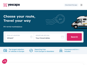 'yescapa.com' screenshot