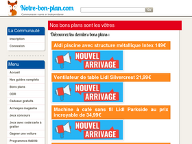 'notre-bon-plan.com' screenshot