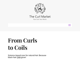 'tothecurlmarket.com' screenshot