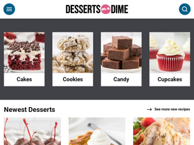 'dessertsonadime.com' screenshot