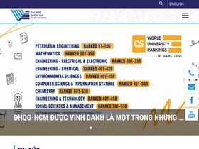 'vnuhcm.edu.vn' screenshot