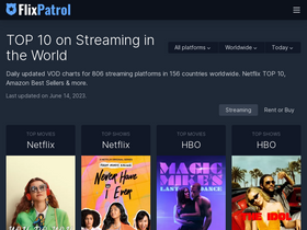 'flixpatrol.com' screenshot