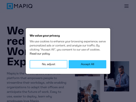 'mapiq.com' screenshot