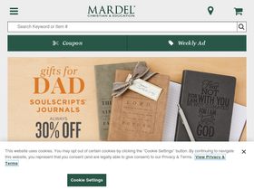 'mardel.com' screenshot