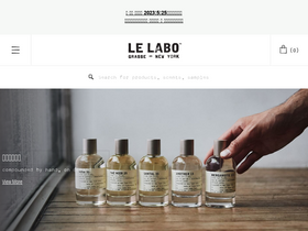 'lelabofragrances.jp' screenshot