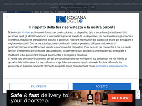 'toscanaoggi.it' screenshot