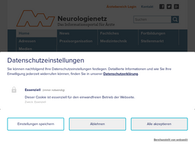 'neurologienetz.de' screenshot