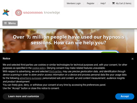 'hypnosisdownloads.com' screenshot