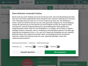 'baywa-baustoffe.de' screenshot