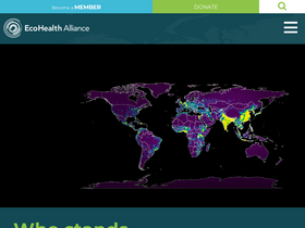 'ecohealthalliance.org' screenshot