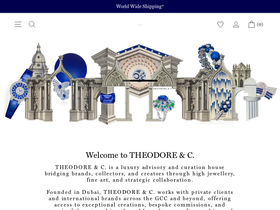 theodoreandc.com homepage screenshot