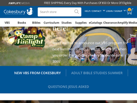 'cokesbury.com' screenshot