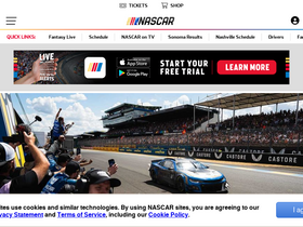 'nascar.com' screenshot