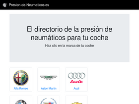 'presion-de-neumaticos.es' screenshot