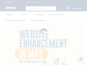 'amway.my' screenshot