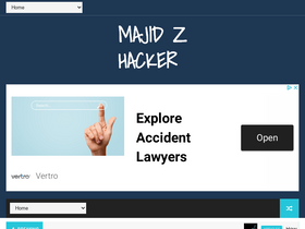 'majidzhacker.com' screenshot