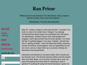 'ranprieur.com' screenshot