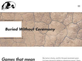 'buriedwithoutceremony.com' screenshot