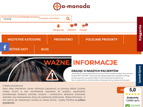 'a-manada.pl' screenshot