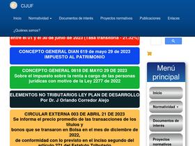 'cijuf.org.co' screenshot