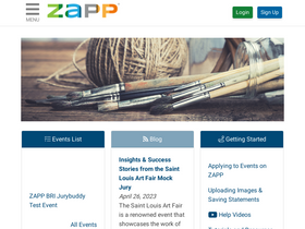 'zapplication.org' screenshot