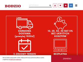 'bodzio.pl' screenshot