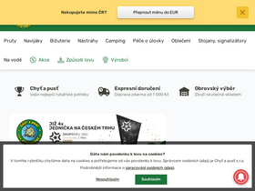 'chytapust.cz' screenshot